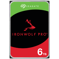 HDD NAS SEAGATE IronWolf Pro 6TB CMR 3.5", 256MB, SATA 6Gbps, 7200RPM, RV Sensors, Rescue Data Recovery Services 3 ani, TBW: 550 - 1