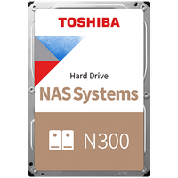 HDD NAS TOSHIBA N300 CMR (3.5'' 4TB, 7200RPM, 256MB, SATA 6Gbps, RV Sensors), bulk - 1