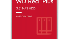 HDD NAS WD Red Plus 3TB CMR, 3.5'', 256MB, 5400 RPM, SATA, TBW: 180