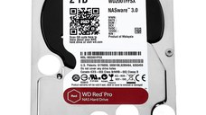 HDD NAS WD Red Pro (3.5'', 2TB, 64MB, 7200 RPM, SATA 6Gbps)