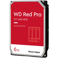 HDD NAS WD Red Pro 6TB CMR, 3.5'', 256MB, 7200 RPM, SATA, TBW: 550 - 1