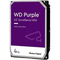 HDD Video Surveillance WD Purple 4TB CMR, 3.5'', 256MB, SATA, TBW: 180 - 1