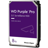 HDD Video Surveillance WD Purple Pro 8TB CMR, 3.5'', 256MB, 7200 RPM, SATA, TBW: 550 - 1