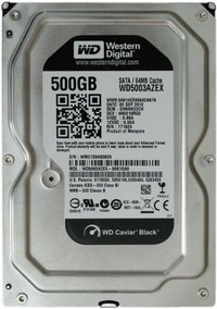 HDD WD, 500GB, 7200RPM, SATA III - 1