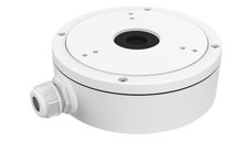 Hikvision Junction box DS-1280ZJ-S ideala pentru montarea camerelor dome/bullet si protejarea cablurilor de legaturi. Confection