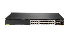 HPE Aruba Networking CX 6300M 24-port HPE Smart Rate 1/2.5/5GbE Class 6 PoE and 4-port SFP56 Switch