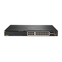 HPE Aruba Networking CX 6300M 24-port HPE Smart Rate 1/2.5/5GbE Class 6 PoE and 4-port SFP56 Switch - 1