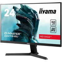 IIYAMA 24" ETE Fast IPS Gaming, G-Master Red Eagle, FreeSync Premium, 1920x1080@165Hz, 250cd/m², 1100:1, HDMI, DisplayPort, 0,8m - 3