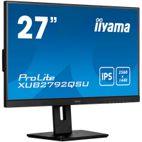 IIYAMA 27" ETE IPS-panel, ULTRA SLIM LINE, 2560x1440 WQHD, 5ms, FreeSync, 15cm height adj. stand, 350cd/m², VGA, HDMI, DisplayPo - 3