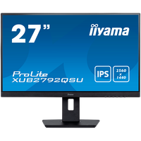 IIYAMA 27" ETE IPS-panel, ULTRA SLIM LINE, 2560x1440 WQHD, 5ms, FreeSync, 15cm height adj. stand, 350cd/m², VGA, HDMI, DisplayPo - 1