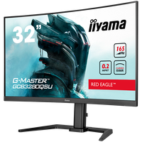 IIYAMA 32" ETE VA-panel Curved Gaming 1500R, G-Master Red Eagle, FreeSync, 2560x1440@144Hz, 350cd/m², 1x DisplayPort, 2xHDMI, 0, - 2