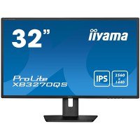 IIYAMA 32" IPS-panel, 2560x1440, 250cd/m², 4ms, 15cm Height Adj. Stand, Speakers, DisplayPort, HDMI, DVI - 1