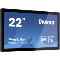 IIYAMA Monitor 21,5" PCAP Bezel Free 10P Touch with Anti-Fingerprint coating, 1920x1080, IPS panel, VGA, DisplayPort, HDMI, 305c - 2