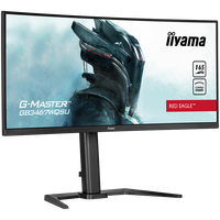 IIYAMA Monitor GB3467WQSU-B5 Gaming 34" UW ETE VA-panel, Curved Gaming 1500R, G-Master Red Eagle, 3440x1440@165Hz (21:9), 0,4ms - 2