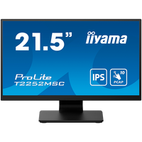 IIYAMA Monitor LED T2252MSC-B2 21.5" IPS TOUCH Capacitive 1920 x 1080, 250 cd/m², 1000:1, 5ms, Touch points 10, Touch method sty - 1