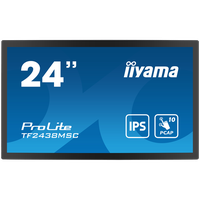 IIYAMA Monitor LED TF2438MSC-B1 TOUCH 23.8” 10pt Optical Bonded PCAP Open Frame 1920 x 1080 600cd 1000:1 5ms bonded PCAP HDMI DP - 1