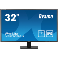 IIYAMA Monitor LED X3270QSU-B1 31.5" IPS WQHD 2560 x 1440 @100Hz 250 cd/m² 1200:1 3ms HDMI DP USB Hub Tilt - 1