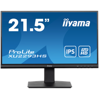 IIYAMA Monitor LED XU2293HS-B5 21.5" IPS 1920 x 1080 @75Hz 250 cd/m² 1000:1 3ms HDMI DP HDCP Tilt 3y - 1