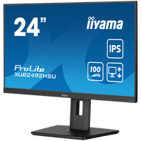 IIYAMA Monitor LED XUB2492HSU-B6 24” IPS 1920 x 1080 @100Hz 250 cd/m² 1300:1 0.4ms HDMI DP USBx4 height, swivel, tilt, pivot (ro - 3