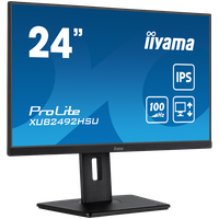 IIYAMA Monitor LED XUB2492HSU-B6 24” IPS 1920 x 1080 @100Hz 250 cd/m² 1300:1 0.4ms HDMI DP USBx4 height, swivel, tilt, pivot (ro - 2