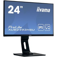 IIYAMA Monitor LED XUB2493HSU-B6 24” IPS 1920 x 1080 @100Hz 16:9 250 cd/m² 1000:1 1ms HDMI DP USB HUB HAS+PIVOT - 2