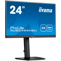 IIYAMA Monitor LED XUB2494HSU-B2 VA 23.8" 1920 x 1080 @75Hz 250 cd/m² 3000:1 4ms HDMI DP USB 3.2 x 2 HDCP swivel, tilt, pivot, H - 1