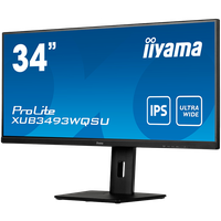 IIYAMA Monitor LED XUB3493WQSU-B5 34” IPS 3440 x 1440 @75Hz 21:9, 400 cd/m², 4ms, HDMI, DP, USB, height, swivel, tilt, - 3