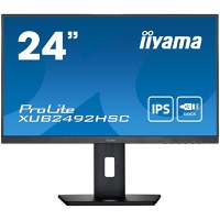 IIYAMA PROLITE XUB2492HSC-B5 USB-C 24" IPS 1920 x 1080 @75Hz 4ms 250 cd/m² HDMI DP USB-C 65W Full Ergo - 1