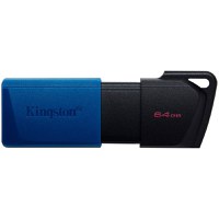 Kingston 64GB DataTraveler Exodia M USB slider cap USB 3.2 Gen2, blue - 1