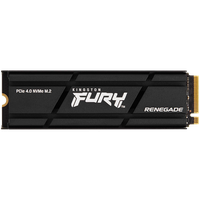 KINGSTON FURY Renegade 2TB SSD with Heatsink, M.2 2280, PCIe 4.0 NVMe, Read/Write 7300/7000MB/s, Random Read/Write: 1000K/1000K - 1