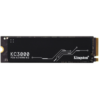 KINGSTON KC3000 1024GB SSD, M.2 2280, PCIe 4.0 NVMe, Read/Write 7000/6000MB/s, Random Read/Write: 900K/1000K IOPS - 1