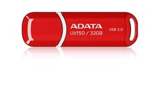 Memorie USB Flash Drive ADATA UV150, 32Gb, USB 3.0, rosu