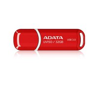 Memorie USB Flash Drive ADATA UV150, 32Gb, USB 3.0, rosu - 1