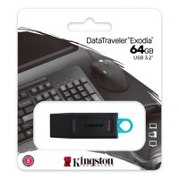 Memorie USB Flash Drive Kingston 64GB Data Traveler Exodia, USB 3.2 - 2