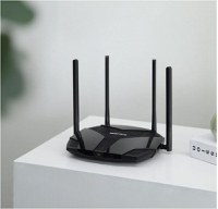 Mercusys Router, AX3000, MU-MIMO, Dual-Band, WPA3, Standarde wireless: Wi-Fi 802.11ax/ac/a/b/g/n, Rata semnal: 2402 Mbps (5 GHz) - 2