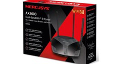 Mercusys Router, AX3000, MU-MIMO, Dual-Band, WPA3, Standarde wireless: Wi-Fi 802.11ax/ac/a/b/g/n, Rata semnal: 2402 Mbps (5 GHz)