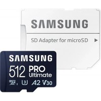 Micro Secure Digital Card Samsung Pro Ultimate, 512GB, MB-MY128SA/WW, Clasa 10, pana la 200MB/S, cu adaptor - 2