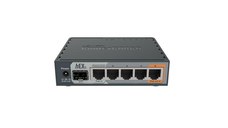 Mikrotik 5-Port Gigabt Ethernet Router, RB760iGS, 5* 10/100/1000Ethernetports, CPU nominal frequency: 880 MHz, 2* CPU core count