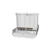 Mikrotik Outdoor Switch, CRS318-16P-2S+OUT, 16 x 10/100/1000, 2 x SFP+, Procesor: 800Mhz, 256 Mb RAM, 802.3af, Temp. de operare: - 1