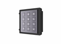 Modul de extensie videointerfon cu tastatura Hikvision DS-KD-KP permite formarea codului de apartament sau a codului de acces mo - 1