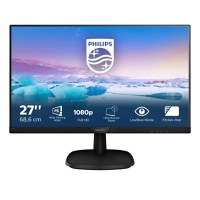 Monitor 27" PHILIPS 273V7QJAB, FHD 1920*1080, IPS, 16:9, 75 hz, WLED, 4ms, 250 cd/m2, 178/178, 10M:1/ 1000:1, Flicker-free, Low - 21