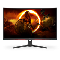 Monitor 31.5" AOC CQ32G2SE/BK, Curved 1500R, Gaming, QHD 2560*1440, 165Hz, 1 ms, VA, WLED, Flicker free, Free sync Premium, 16:9 - 12