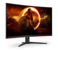 Monitor 31.5" AOC CQ32G2SE/BK, Curved 1500R, Gaming, QHD 2560*1440, 165Hz, 1 ms, VA, WLED, Flicker free, Free sync Premium, 16:9 - 16