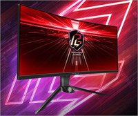 Monitor Gaming Asrock curbat PG34WQ15R2B, diagonala: 34", Aspect: 21:9, anti-glare, Rezolutie: 3440 x 1440, Refresh rate: 165Hz, - 3