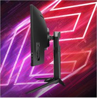 Monitor Gaming Asrock curbat PG34WQ15R2B, diagonala: 34", Aspect: 21:9, anti-glare, Rezolutie: 3440 x 1440, Refresh rate: 165Hz, - 1