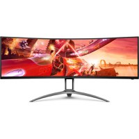 Monitor LED AOC AG493QCX, 48.8inch, DFHD VA, 4ms, 144Hz, negru - 3