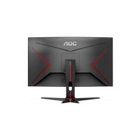 Monitor LED AOC C24G2AE/BK, 23.6inch, FHD VA, 1 ms, 165Hz, negru si rosu - 1