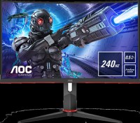 Monitor LED AOC C27G2ZU/BK, 27inch, FHD VA, 0.5ms, 240Hz, negru+rosu - 3