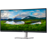 Monitor LED Dell S3422DW, 34" WQHD 3440x1440 100Hz VA AG 21:9 Curved 99% sRGB, 300cd/m2, 3000:1, 178/178, 4ms GtG, Flicker Free, - 1