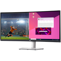 Monitor LED Dell S3423DWC Curved, 34", WQHD 3440x1440, 21:9 100Hz, AG, 300 cd/m2, 3000:1, 178/178, 4ms, AMD FreeSync, 2xHDMI, US - 1